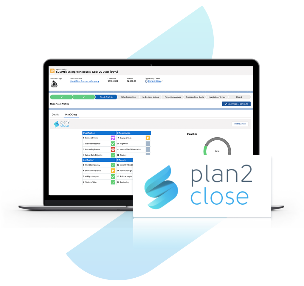 Opportunity Management & Close Plan for Salesforce